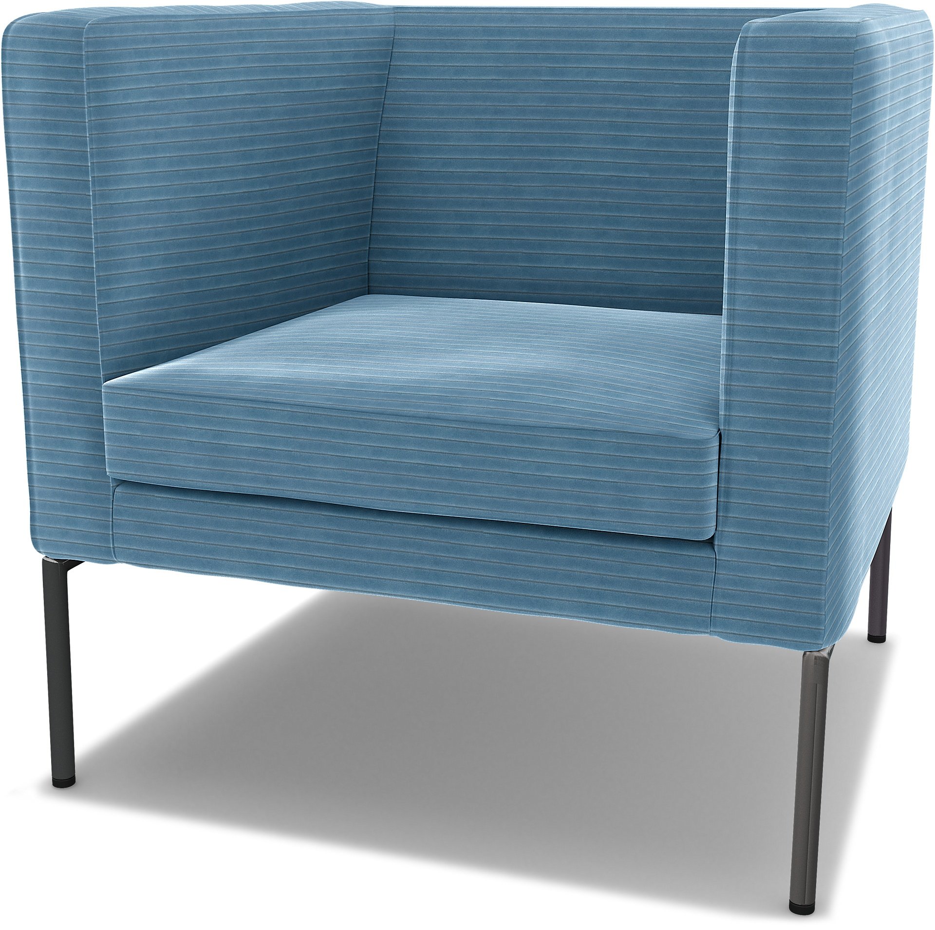IKEA - Klappsta Armchair Cover, Sky Blue, Corduroy - Bemz