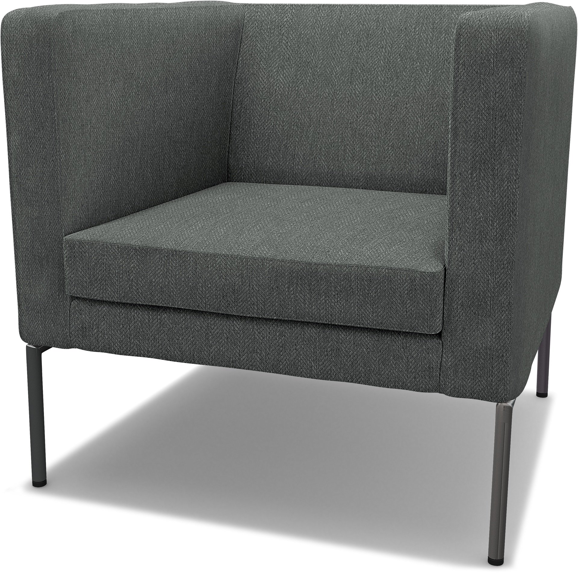 IKEA - Klappsta Armchair Cover, Laurel, Boucle & Texture - Bemz