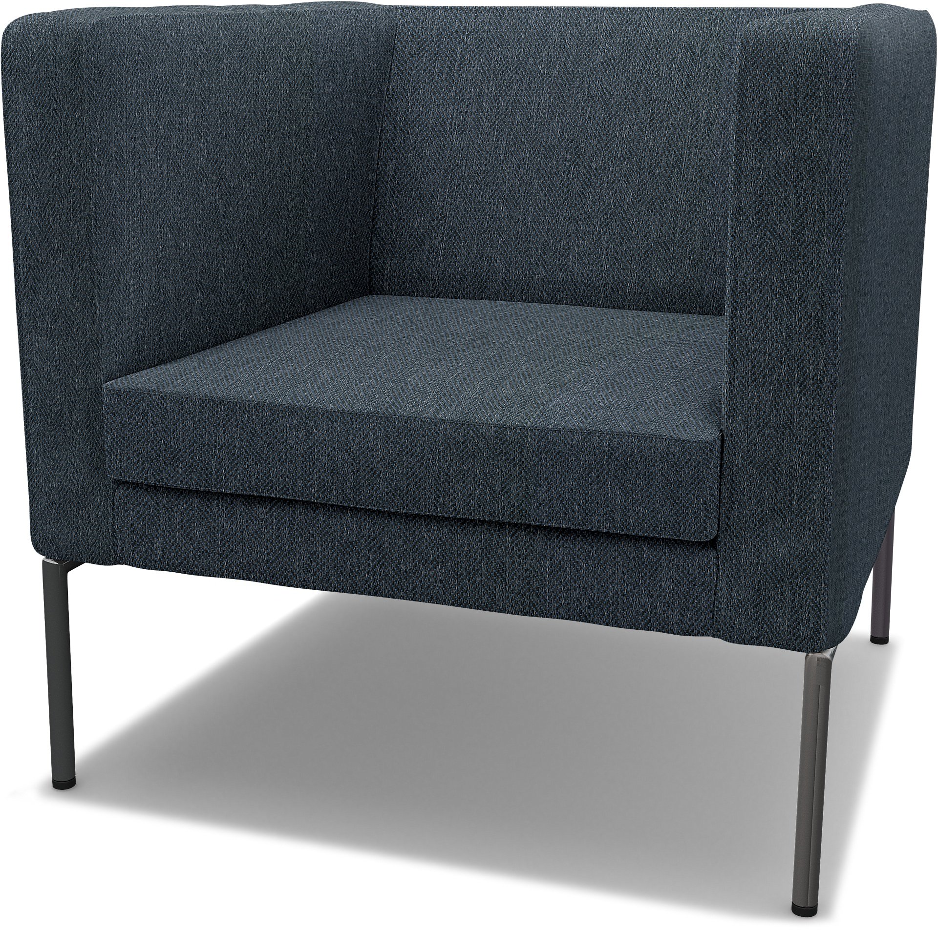 IKEA - Klappsta Armchair Cover, Denim, Boucle & Texture - Bemz