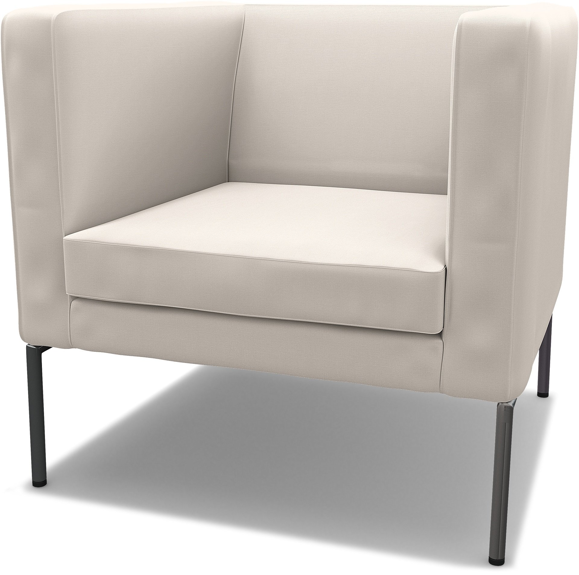 IKEA - Klappsta Armchair Cover, Soft White, Cotton - Bemz