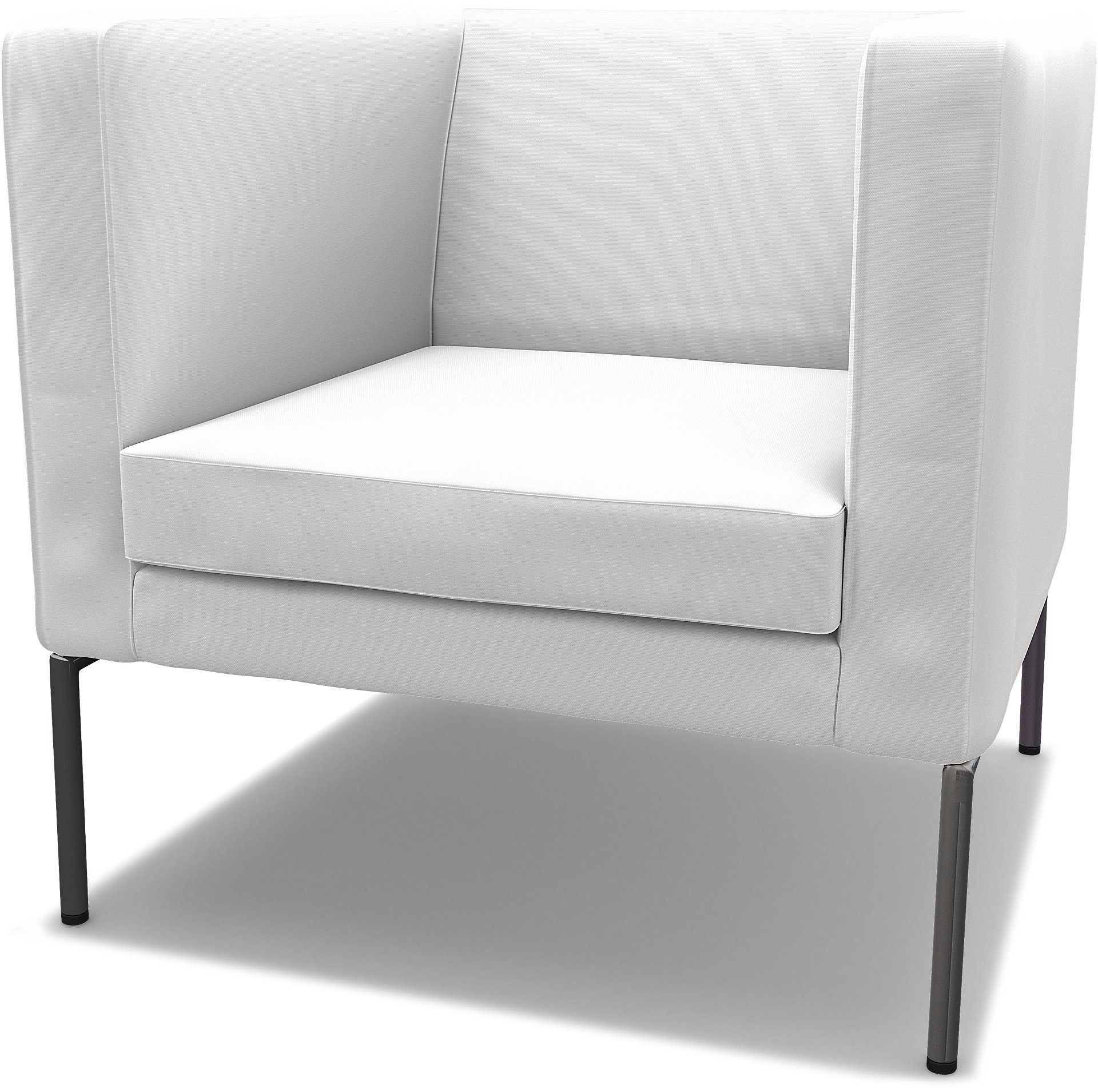IKEA - Klappsta Armchair Cover, Absolute White, Cotton - Bemz