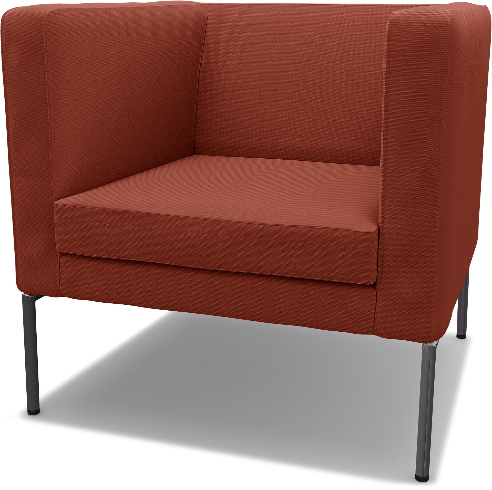 IKEA - Klappsta Armchair Cover, Burnt Orange, Cotton - Bemz