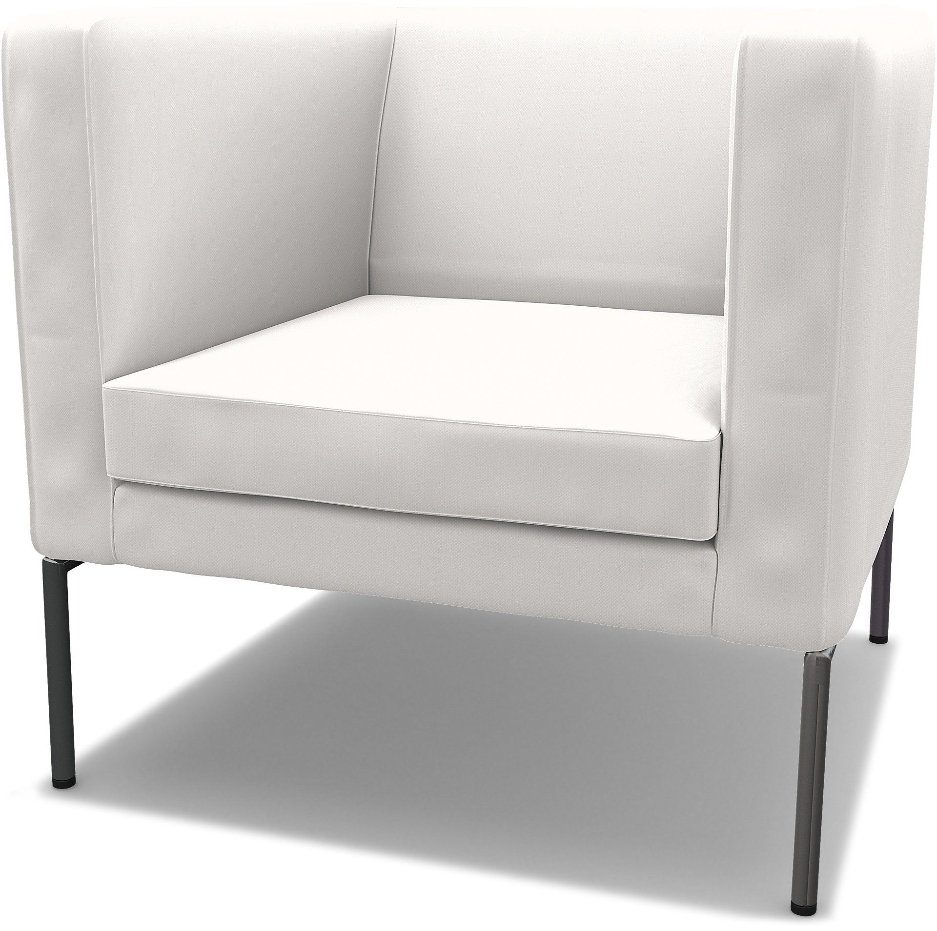 IKEA - Klappsta Armchair Cover, Soft White, Linen - Bemz