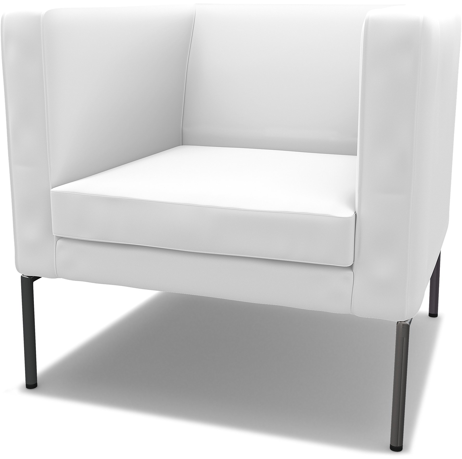 IKEA - Klappsta Armchair Cover, Absolute White, Linen - Bemz