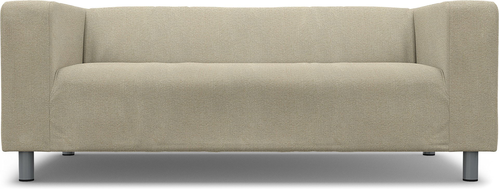 IKEA - Överdrag till Klippan 2-sitssoffa, Cream, BOUCLÉ & TEXTUR - Bemz