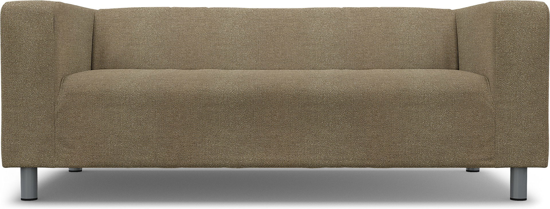 IKEA - Klippan 2 Seater Sofa Cover, Pebble, Bouclé & Texture - Bemz