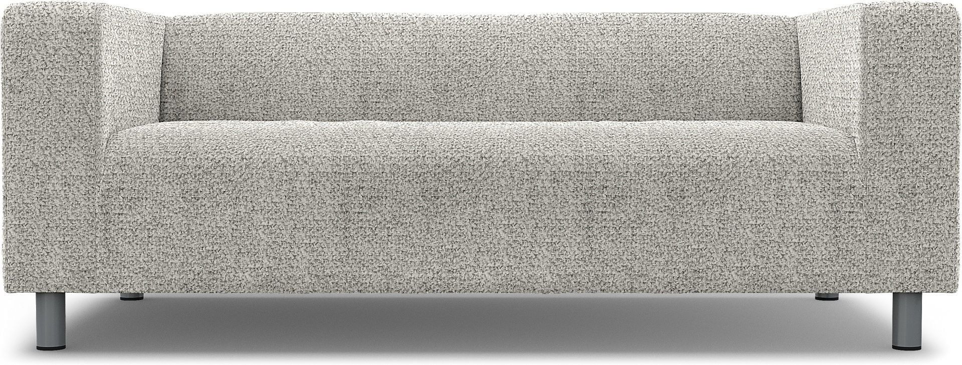 IKEA - Klippan 2 Seater Sofa Cover, Driftwood, Bouclé & Texture - Bemz