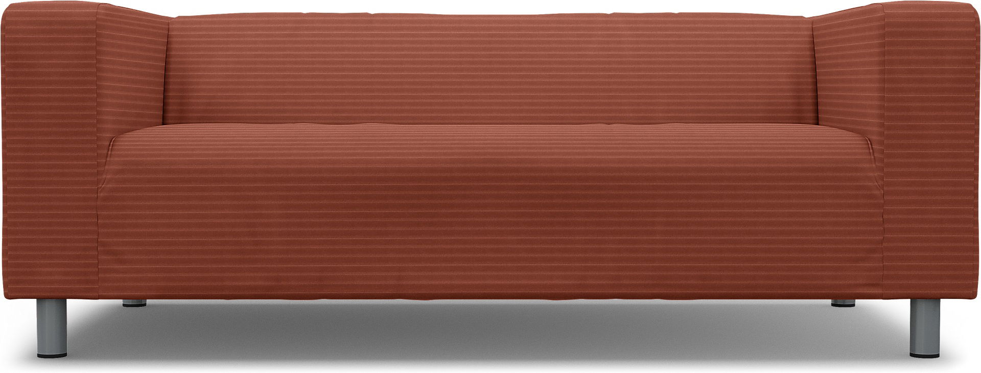 IKEA - Klippan 2 Seater Sofa Cover, Retro Pink, Corduroy - Bemz