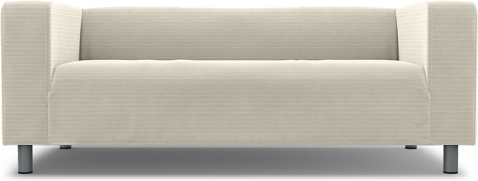 IKEA - Klippan 2 Seater Sofa Cover, Tofu, Corduroy - Bemz