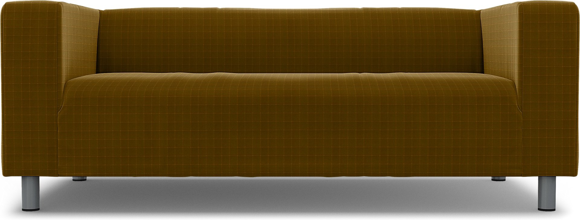 IKEA - Klippan 2 Seater Sofa Cover, Turmeric, Velvet - Bemz