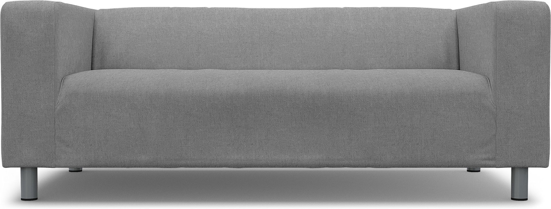 IKEA - Klippan 2 Seater Sofa Cover, Graphite, Linen - Bemz