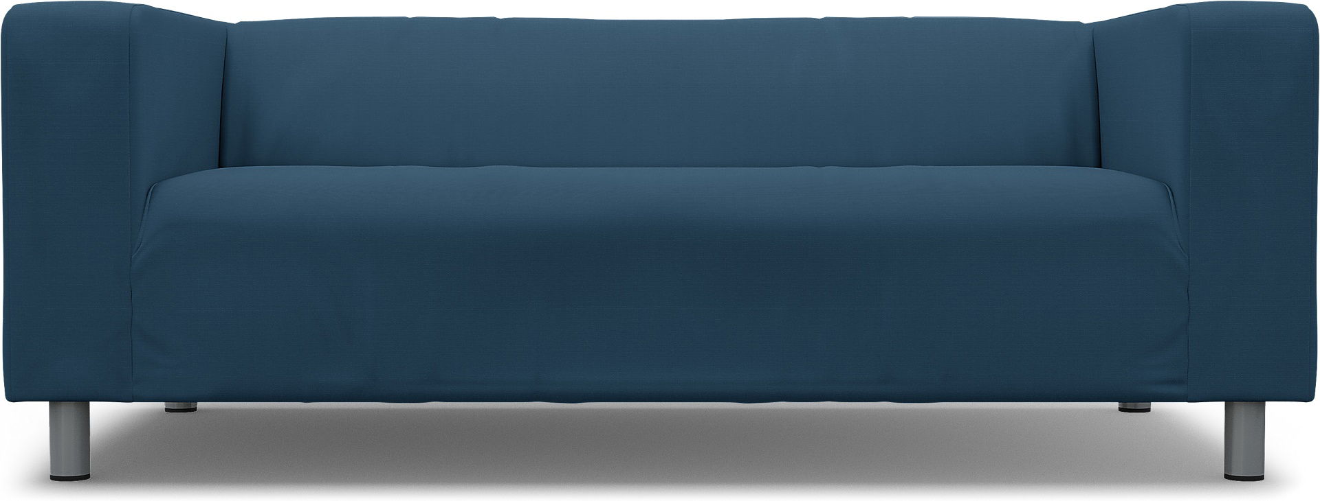 IKEA - Klippan 2 Seater Sofa Cover, Real Teal, Cotton - Bemz