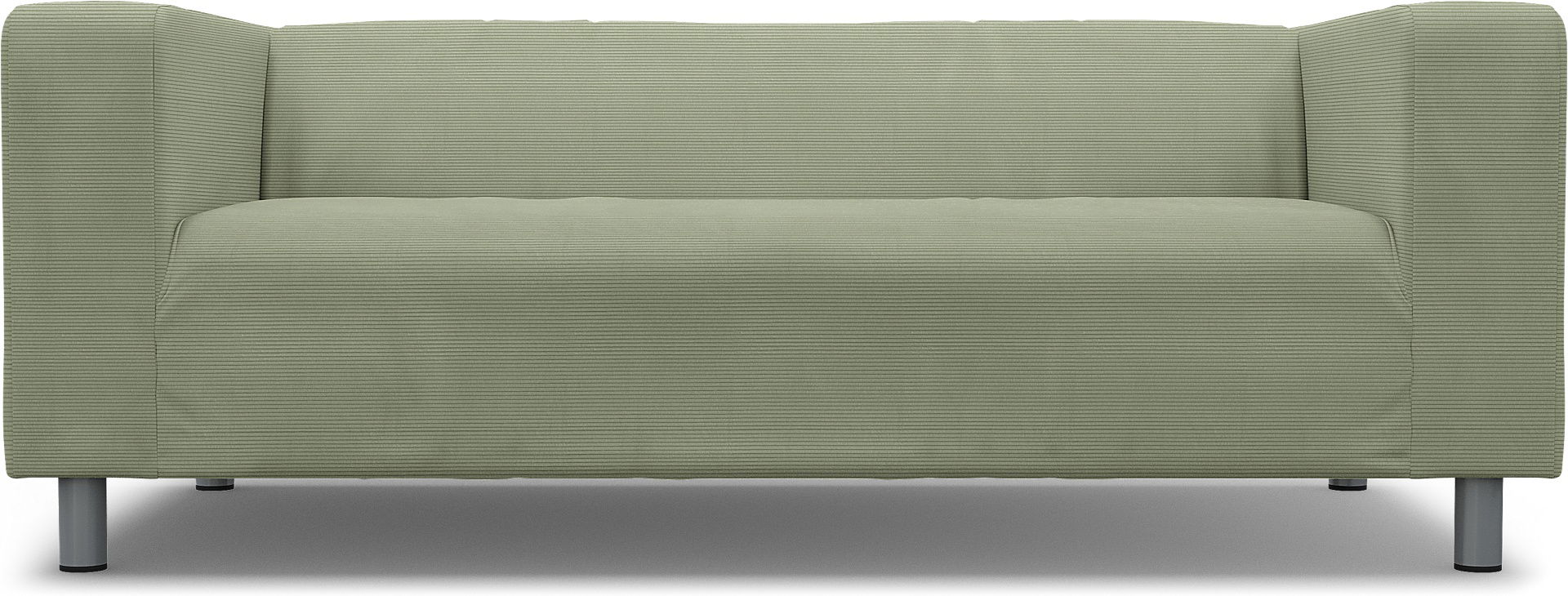 IKEA - Klippan 2 Seater Sofa Cover, Seagrass, Corduroy - Bemz