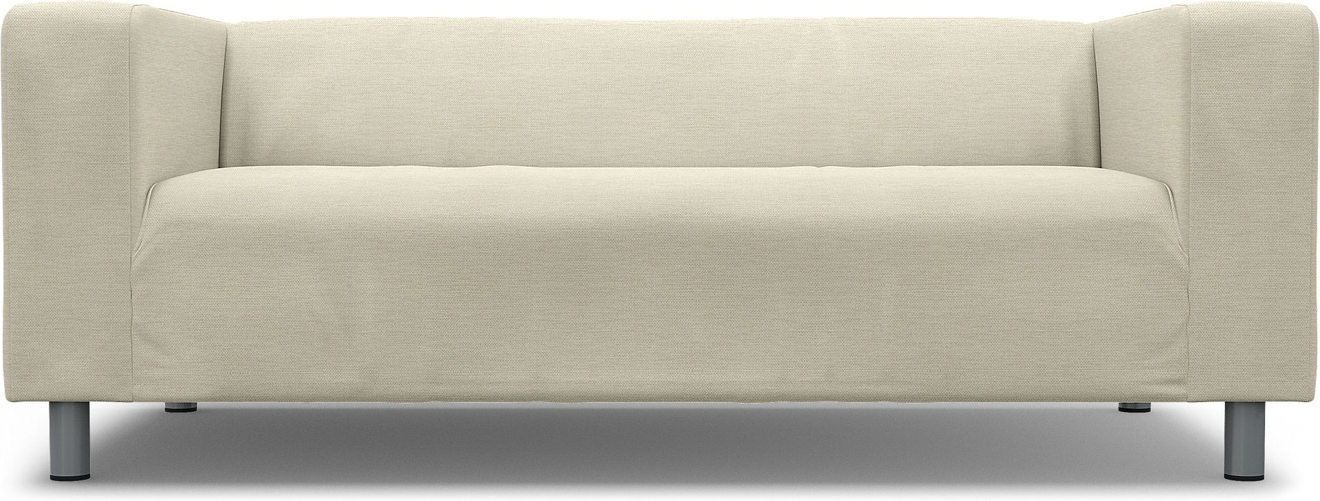 IKEA - Klippan 2 Seater Sofa Cover, Sand Beige, Cotton - Bemz