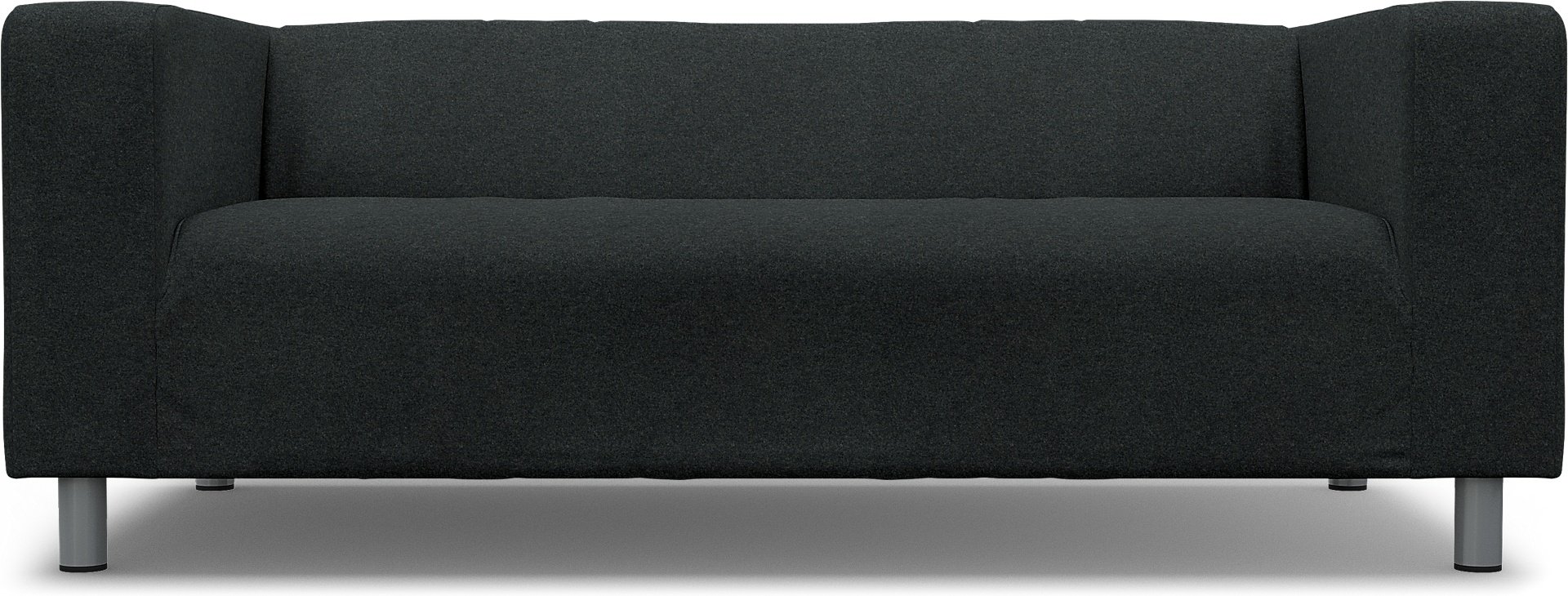 IKEA - Klippan 2 Seater Sofa Cover, Stone, Wool - Bemz