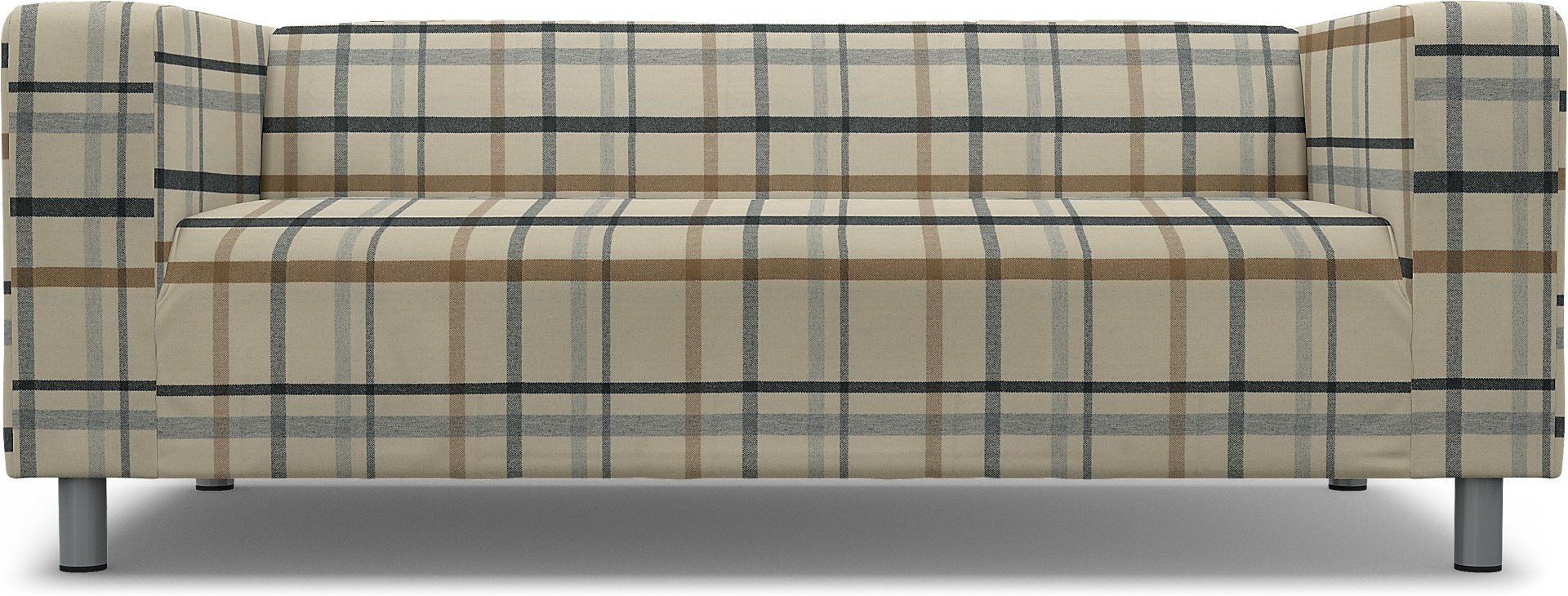 IKEA - Klippan 2 Seater Sofa Cover, Fawn Brown, Wool - Bemz