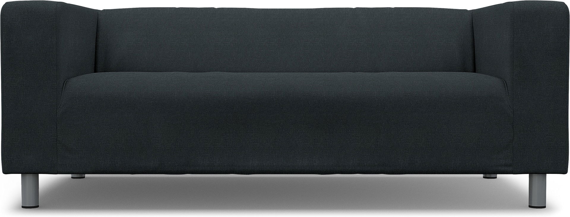 IKEA - Överdrag till Klippan 2-sitssoffa, Graphite Grey, Linne - Bemz