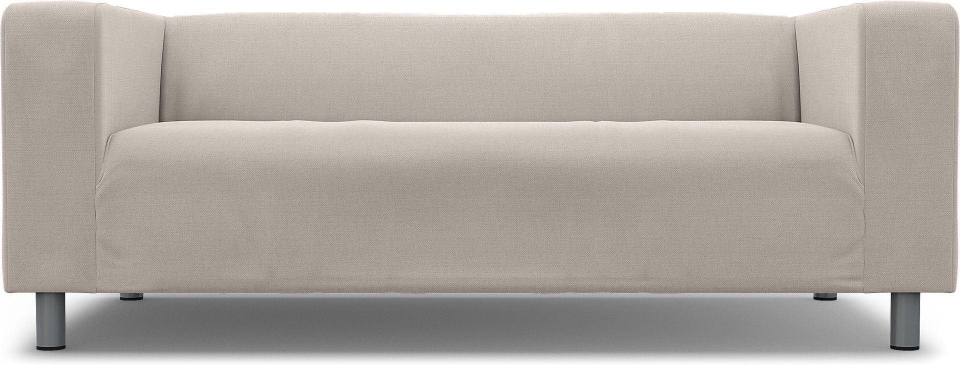 IKEA - Klippan 2 Seater Sofa Cover, Chalk, Linen - Bemz