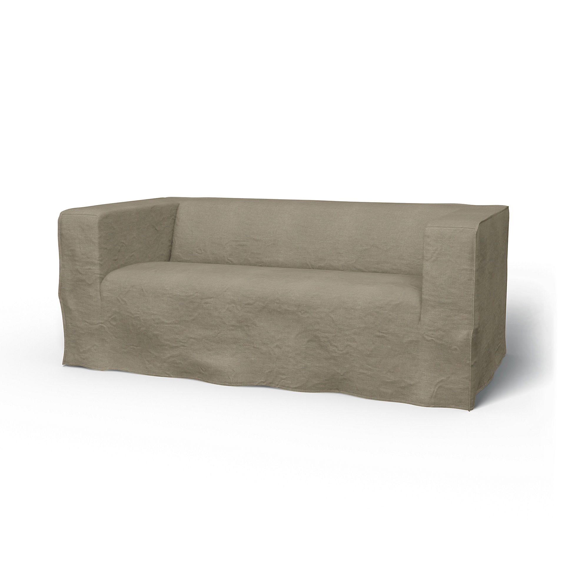 IKEA - Överdrag till Klippan 2-sitssoffa, Natural, Linne - Bemz