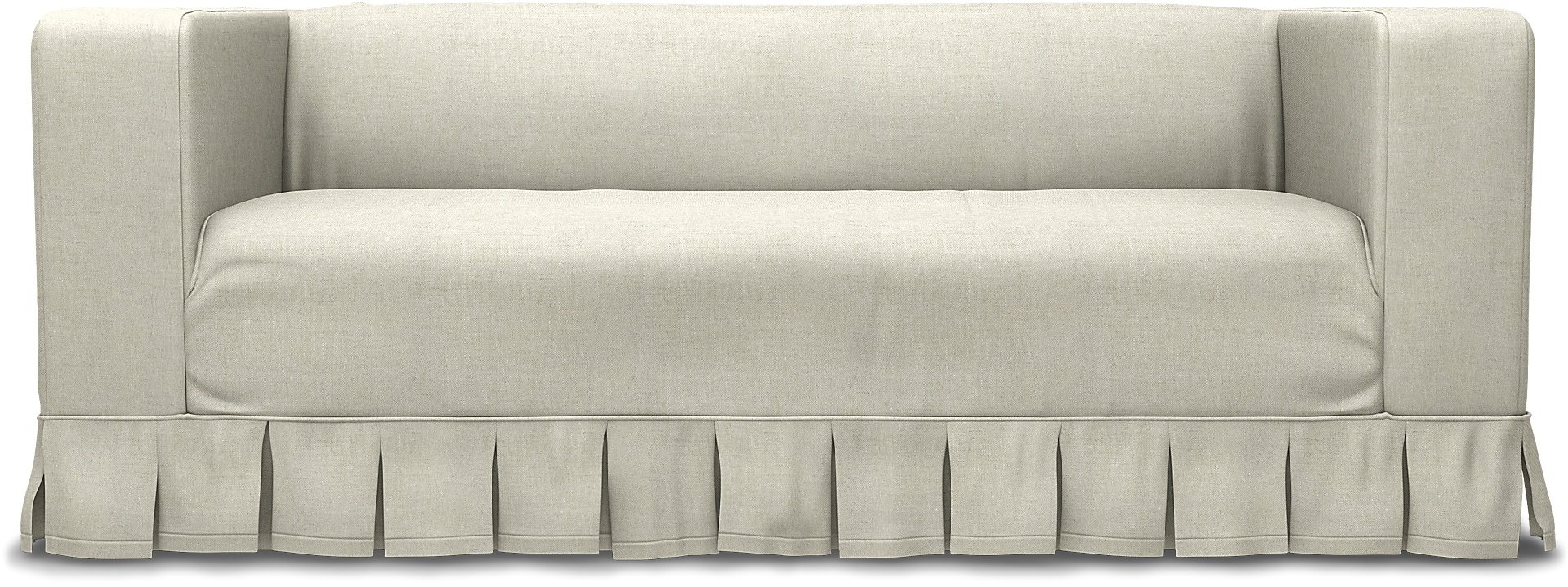 IKEA - Klippan 2 Seater Sofa Cover, Natural, Linen - Bemz
