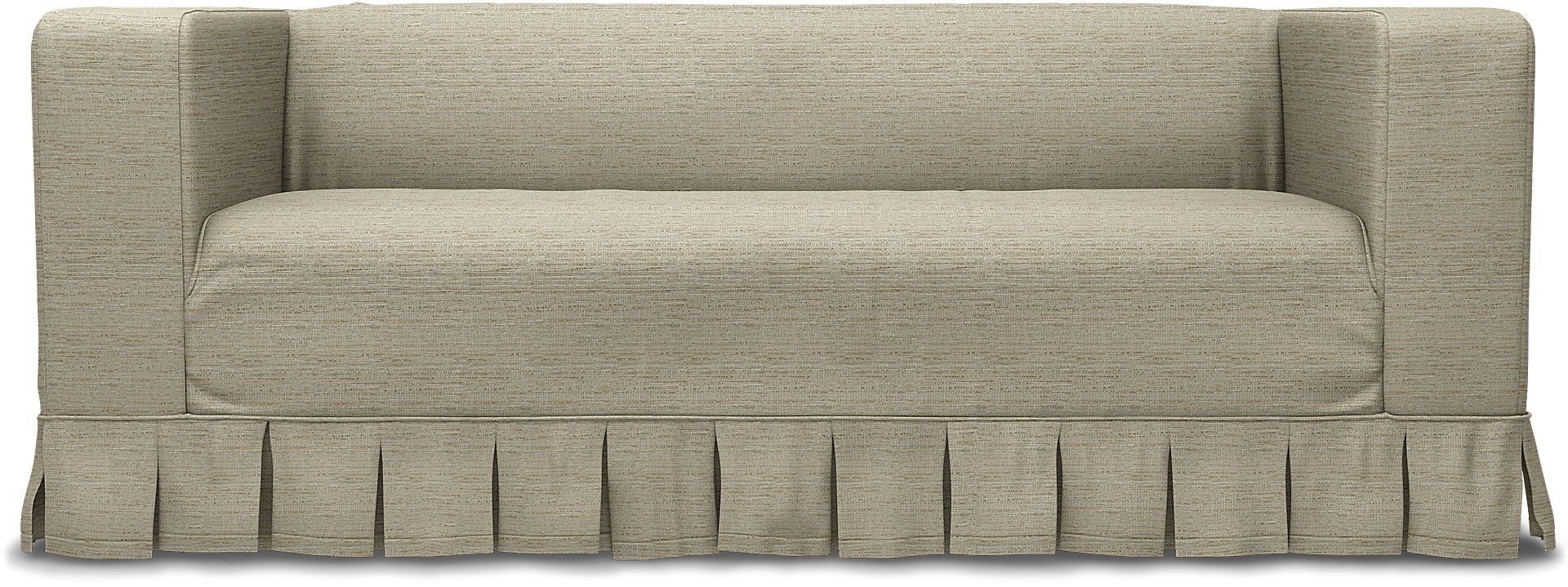 IKEA - Klippan 2 Seater Sofa Cover, Light Sand, Boucle & Texture - Bemz