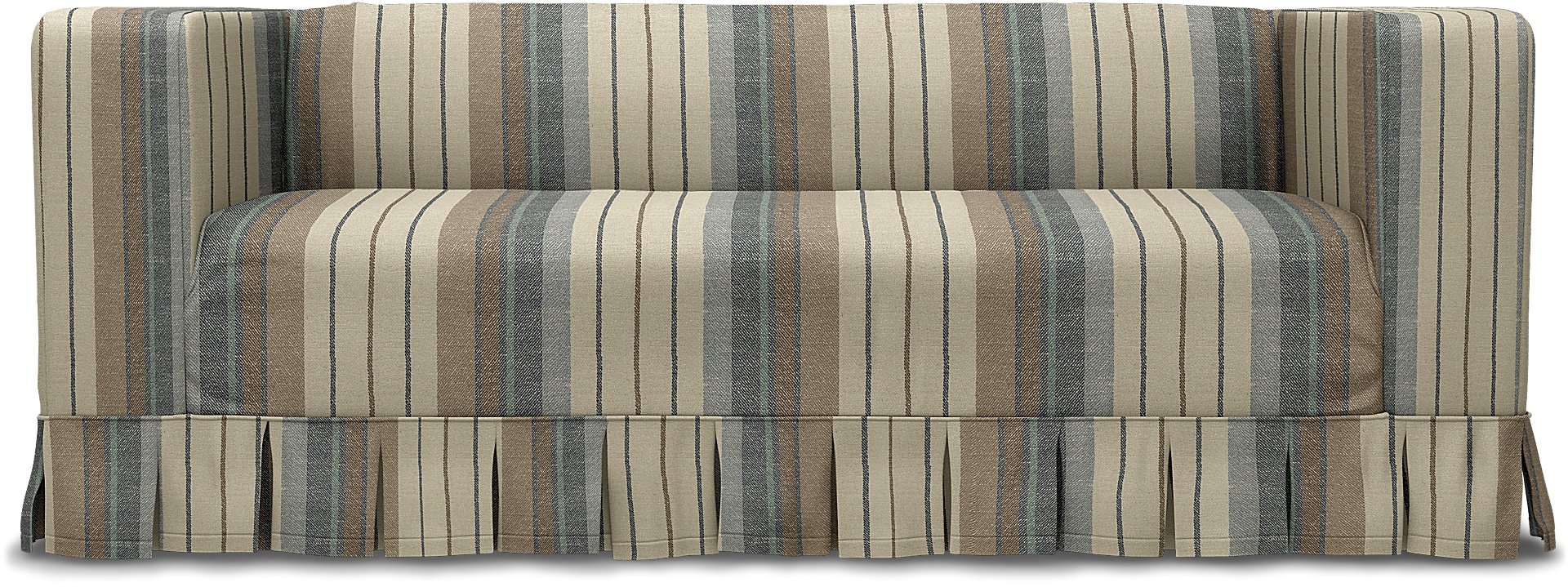 IKEA - Klippan 2 Seater Sofa Cover, Soft Oak, Cotton - Bemz