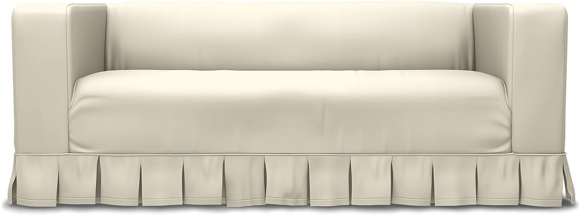 IKEA - Klippan 2 Seater Sofa Cover, Tofu, Cotton - Bemz