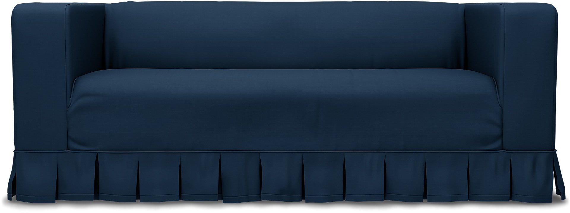 IKEA - Klippan 2 Seater Sofa Cover, Deep Navy Blue, Cotton - Bemz