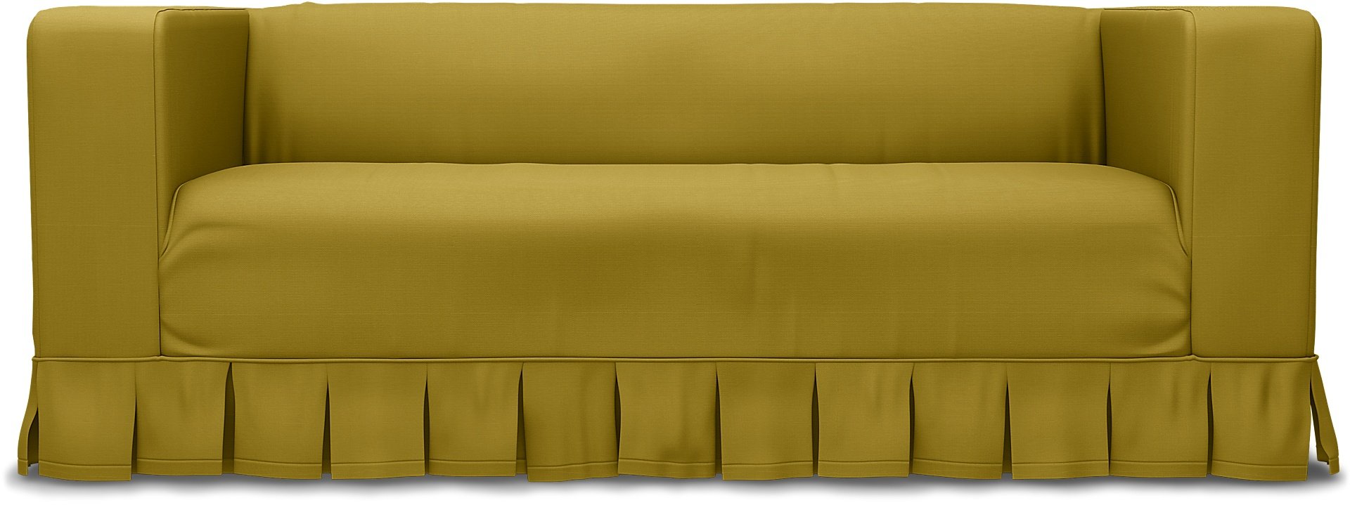 IKEA - Klippan 2 Seater Sofa Cover, Olive Oil, Cotton - Bemz