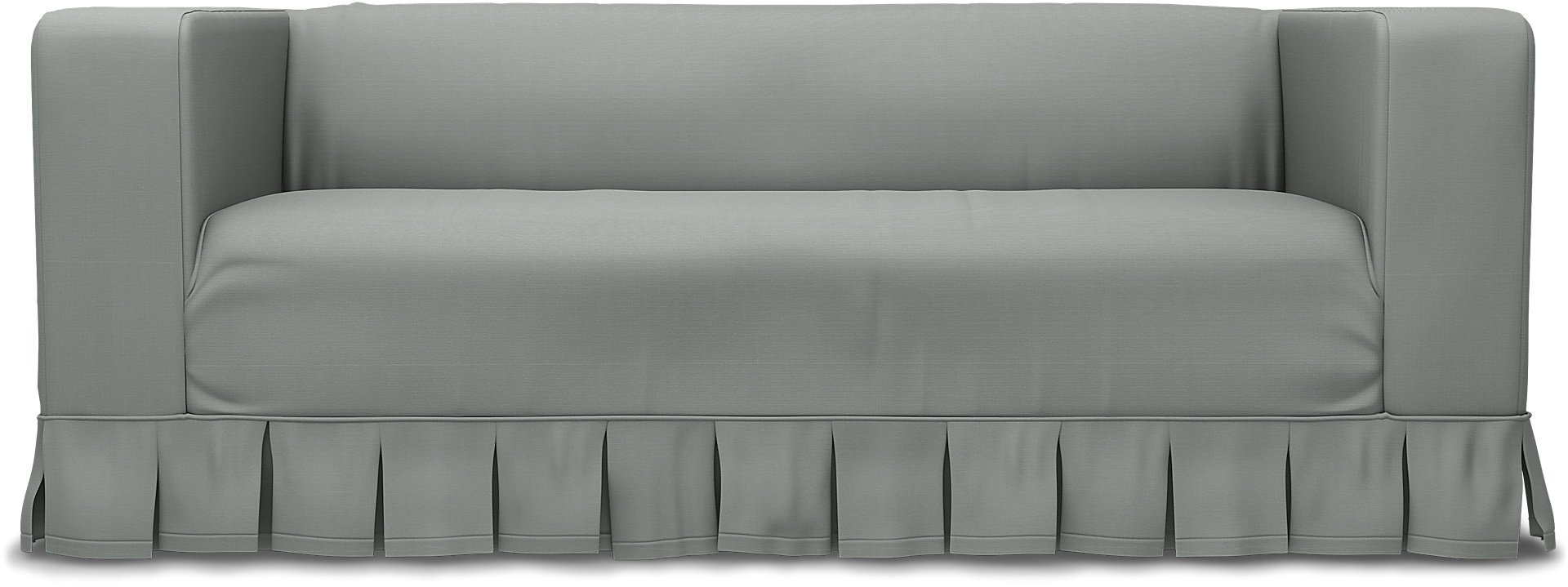IKEA - Klippan 2 Seater Sofa Cover, Drizzle, Cotton - Bemz