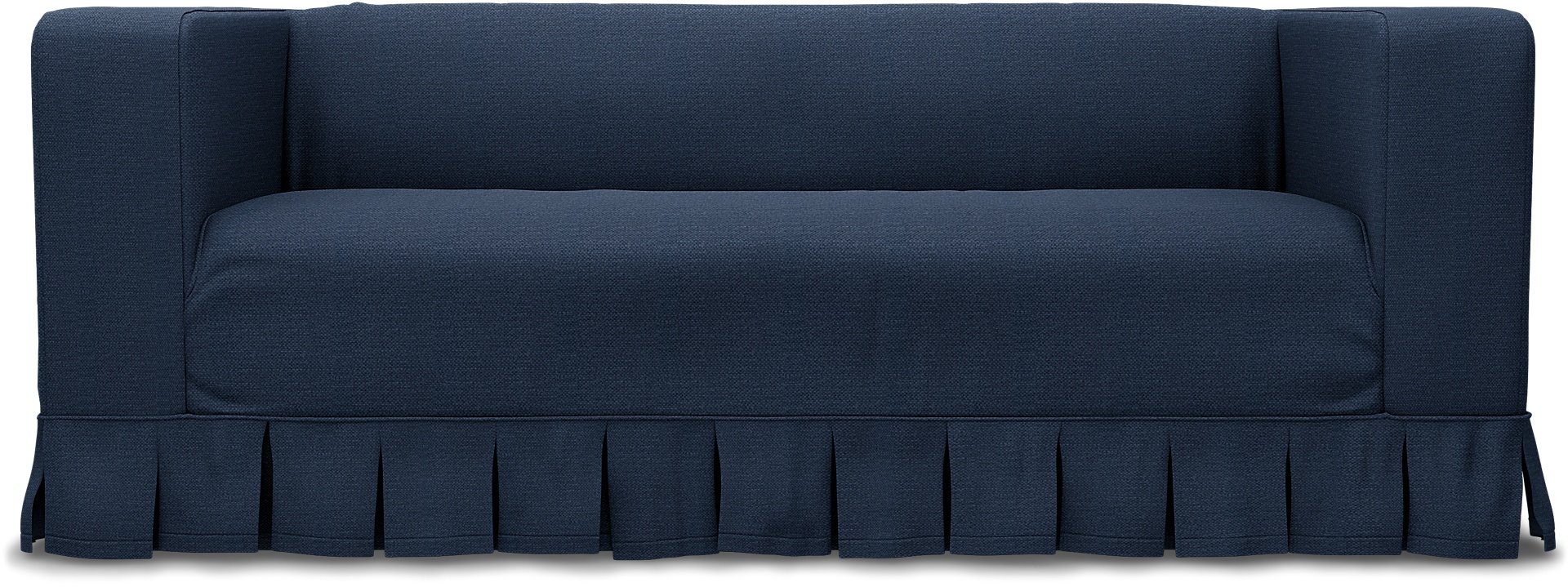 IKEA - Klippan 2 Seater Sofa Cover, Navy Blue, Linen - Bemz