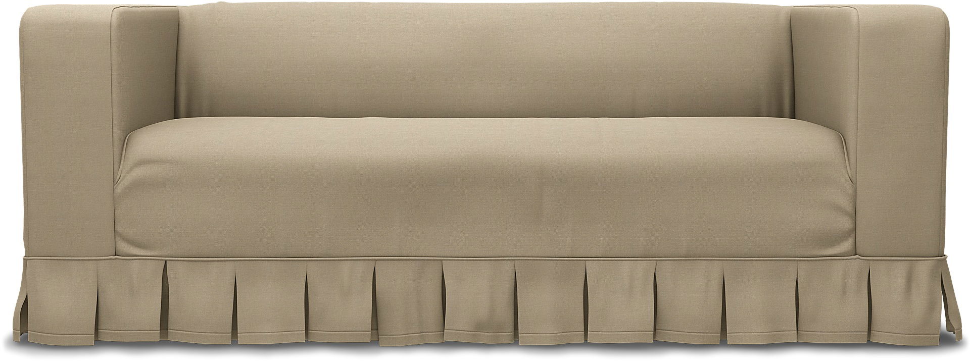 IKEA - Överdrag till Klippan 2-sitssoffa, Tan, Linne - Bemz