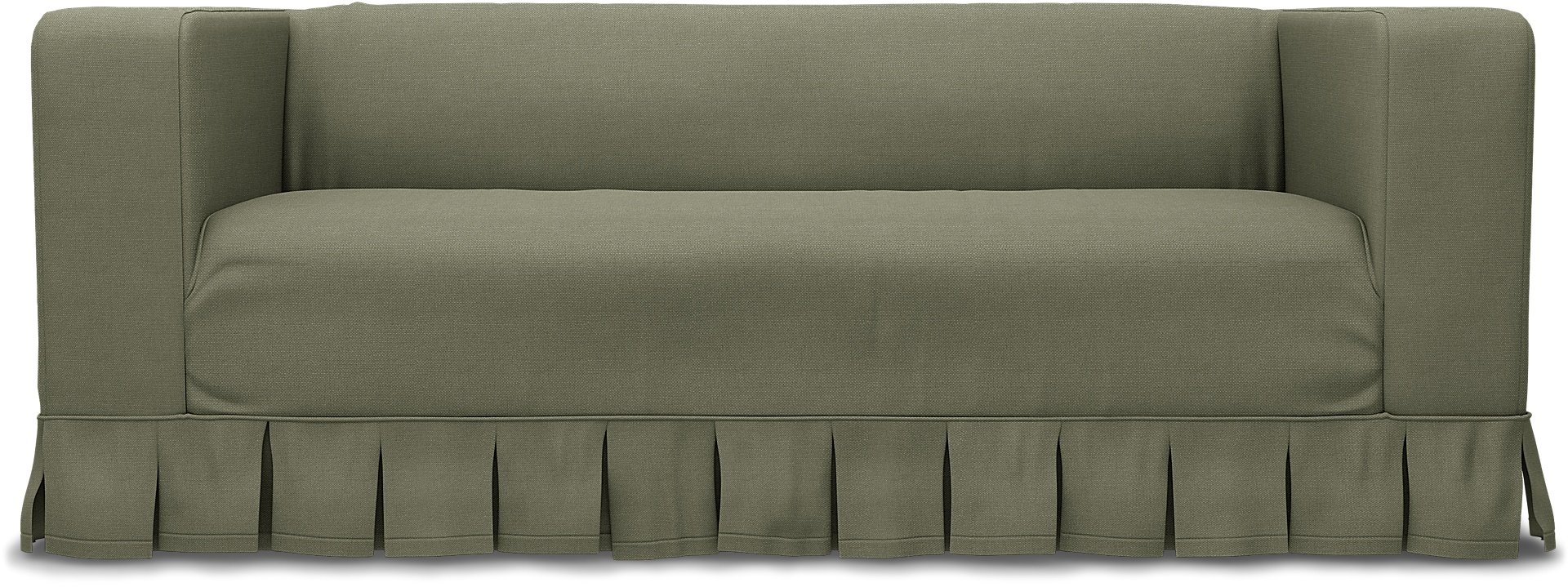 IKEA - Klippan 2 Seater Sofa Cover, Sage, Linen - Bemz