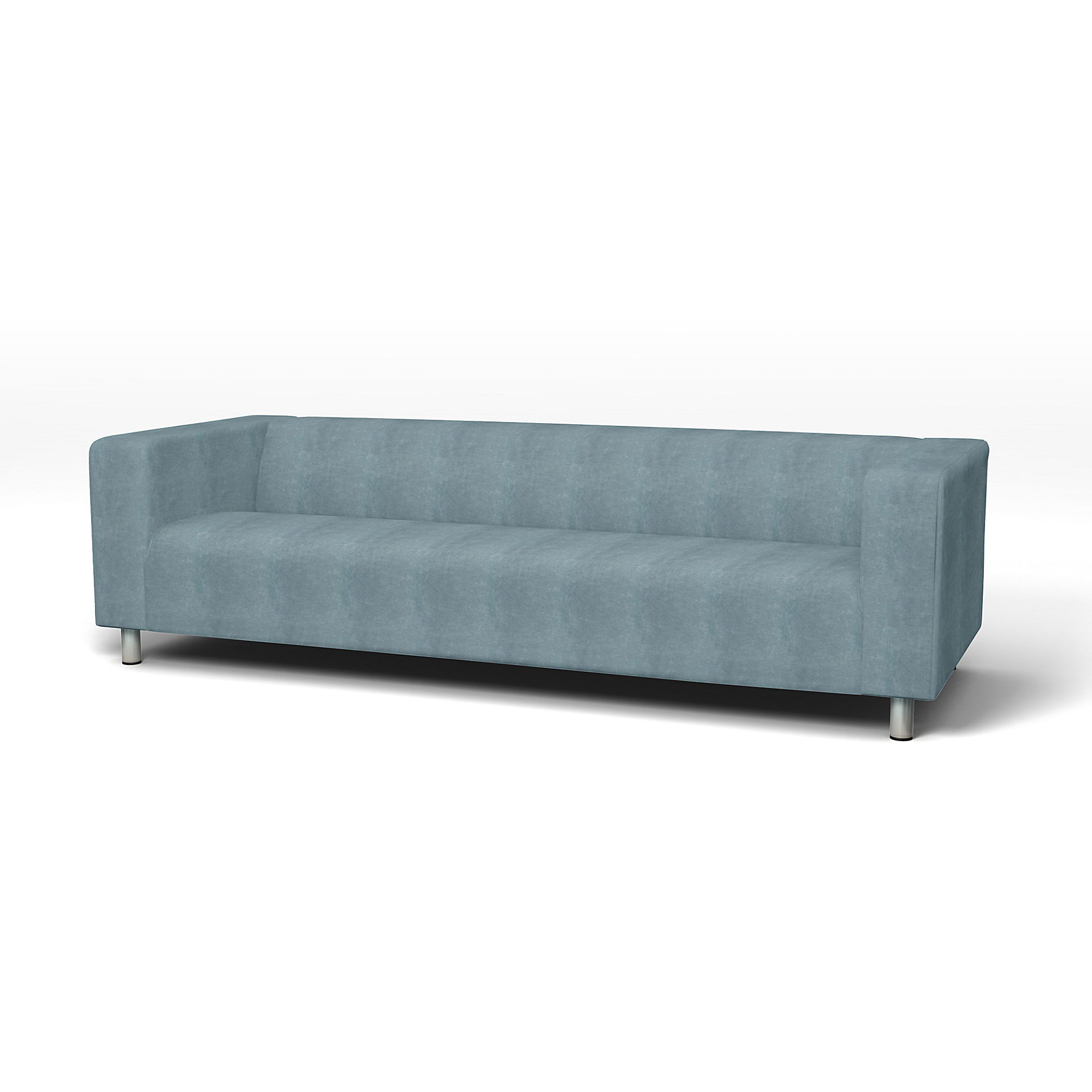 IKEA - Klippan 4 Seater Sofa Cover, Air Blue, BEMZ NATURE'S PALETTE COLLECTION - Bemz