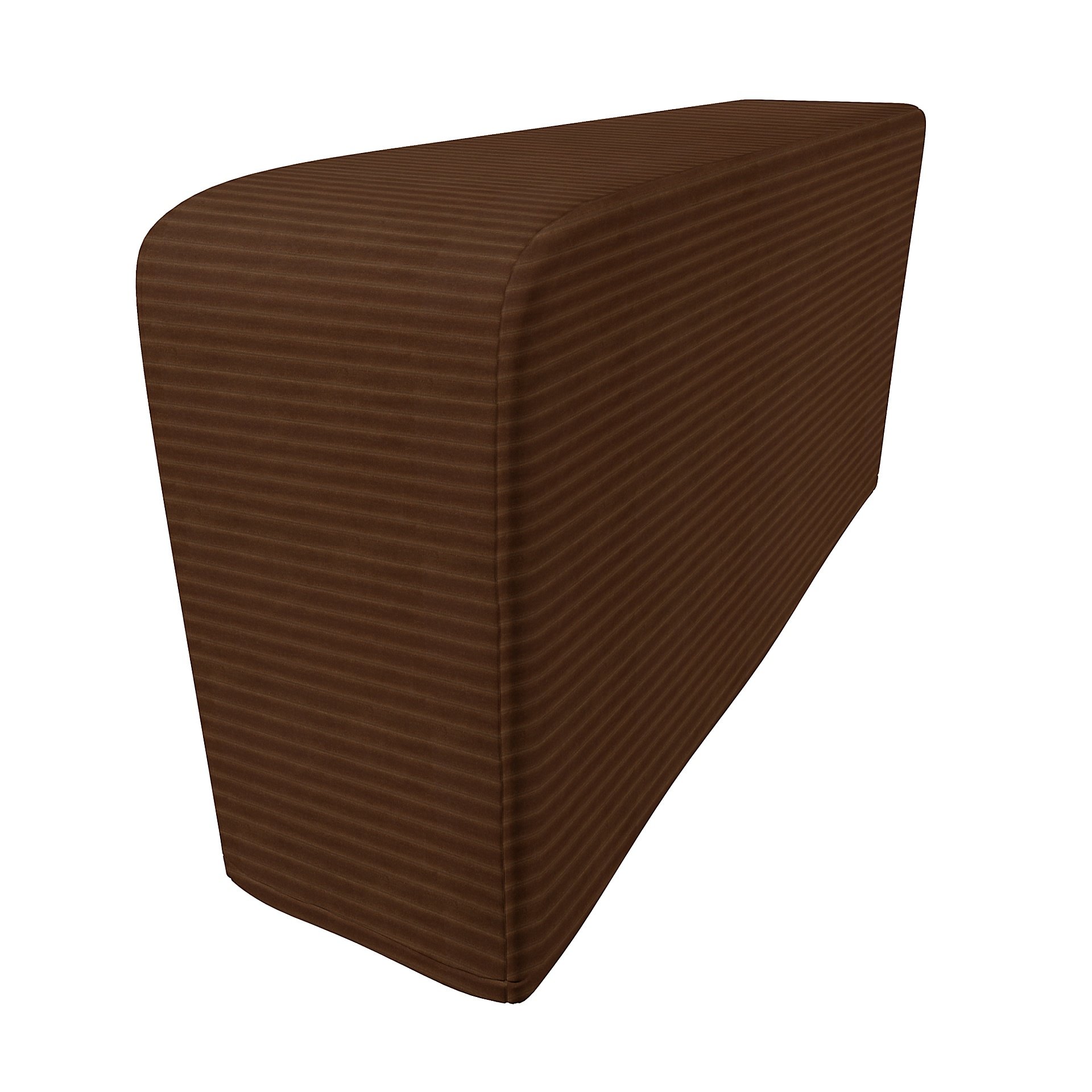 IKEA - Klippan Armrest Protectors (One pair), Chocolate Brown, Corduroy - Bemz