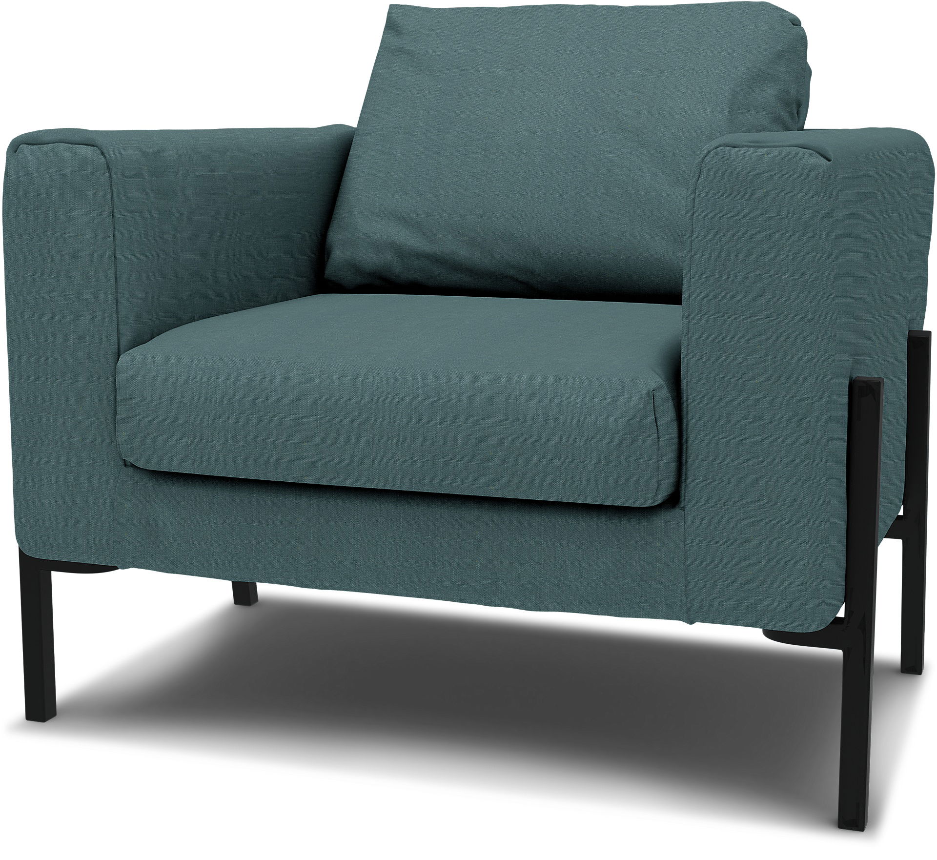 IKEA - ÖVERDRAG TILL KOARP FÅTÖLJ, Slate Blue, Linne - Bemz