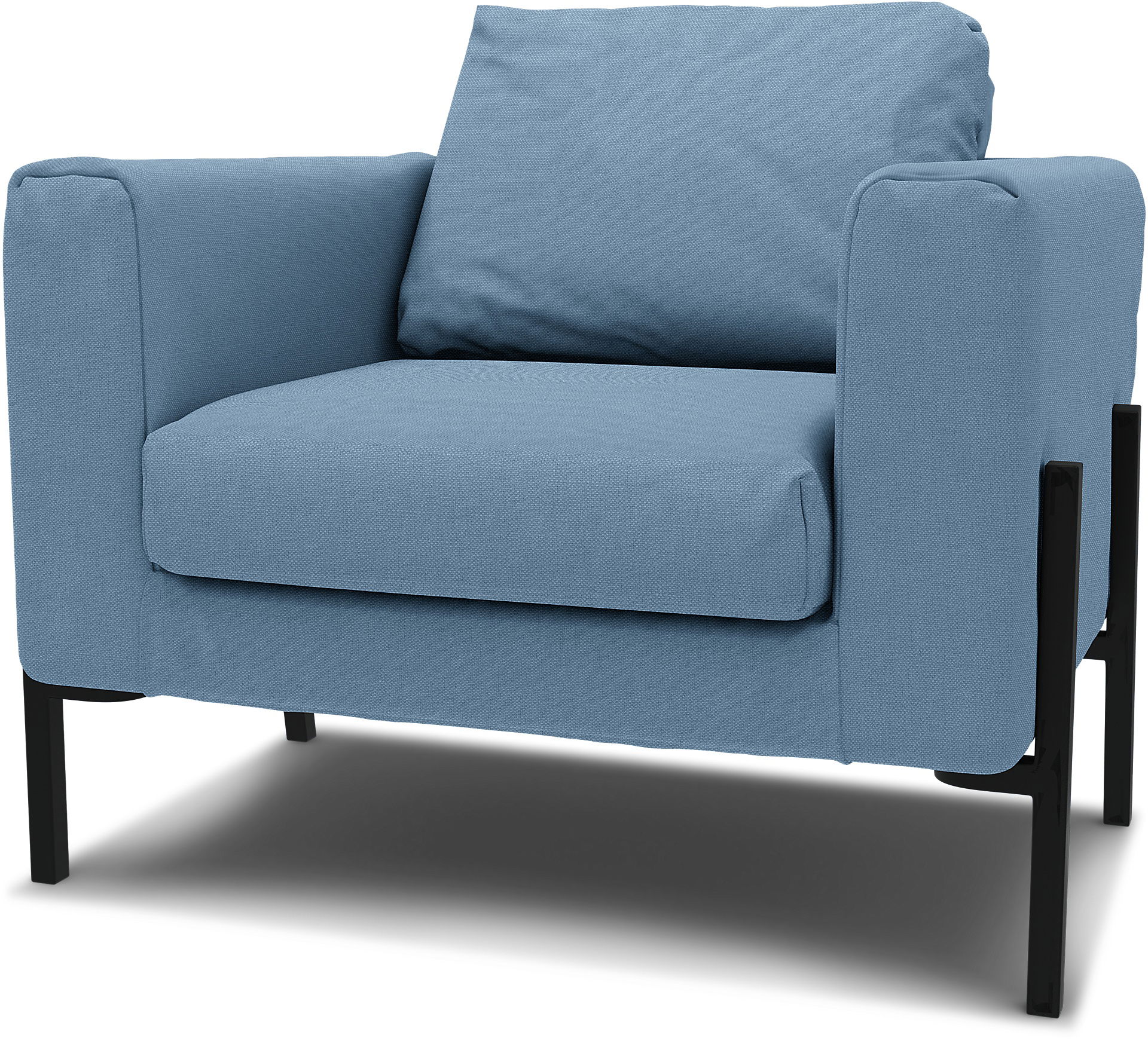 IKEA - ÖVERDRAG TILL KOARP FÅTÖLJ, Vintage Blue, Linne - Bemz