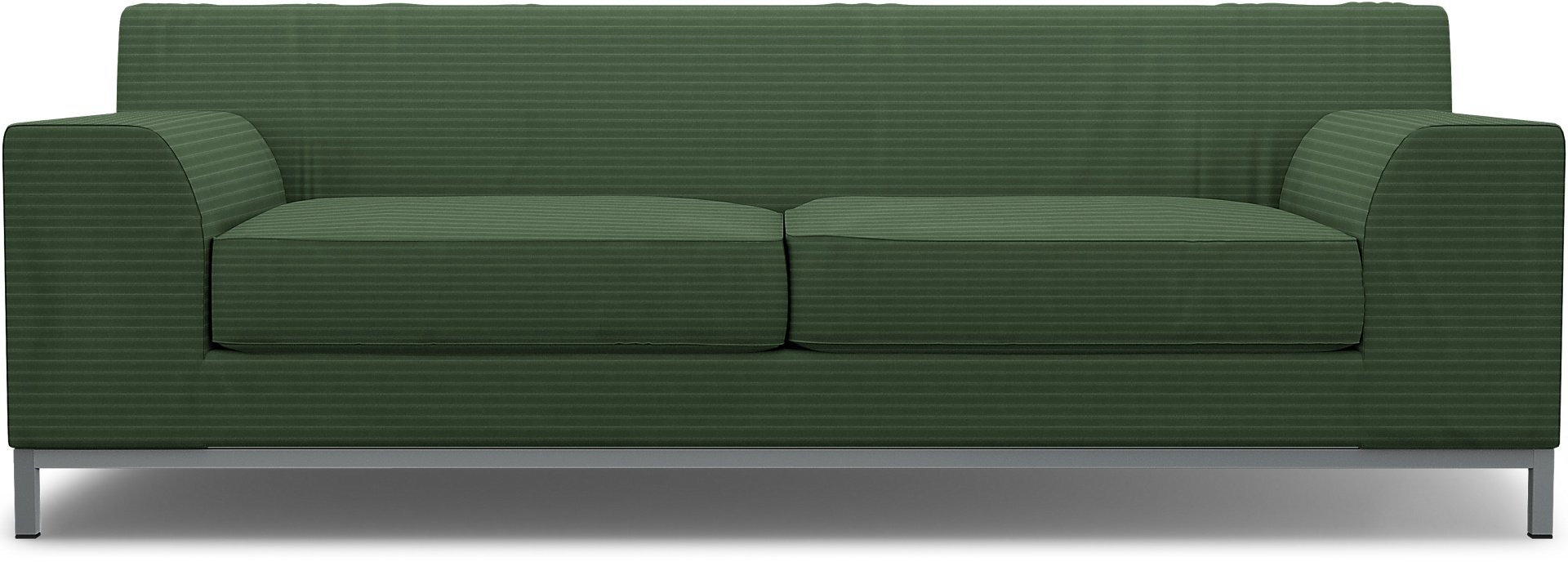 IKEA - Kramfors 3 Seater Sofa Cover, Palm Green, Corduroy - Bemz