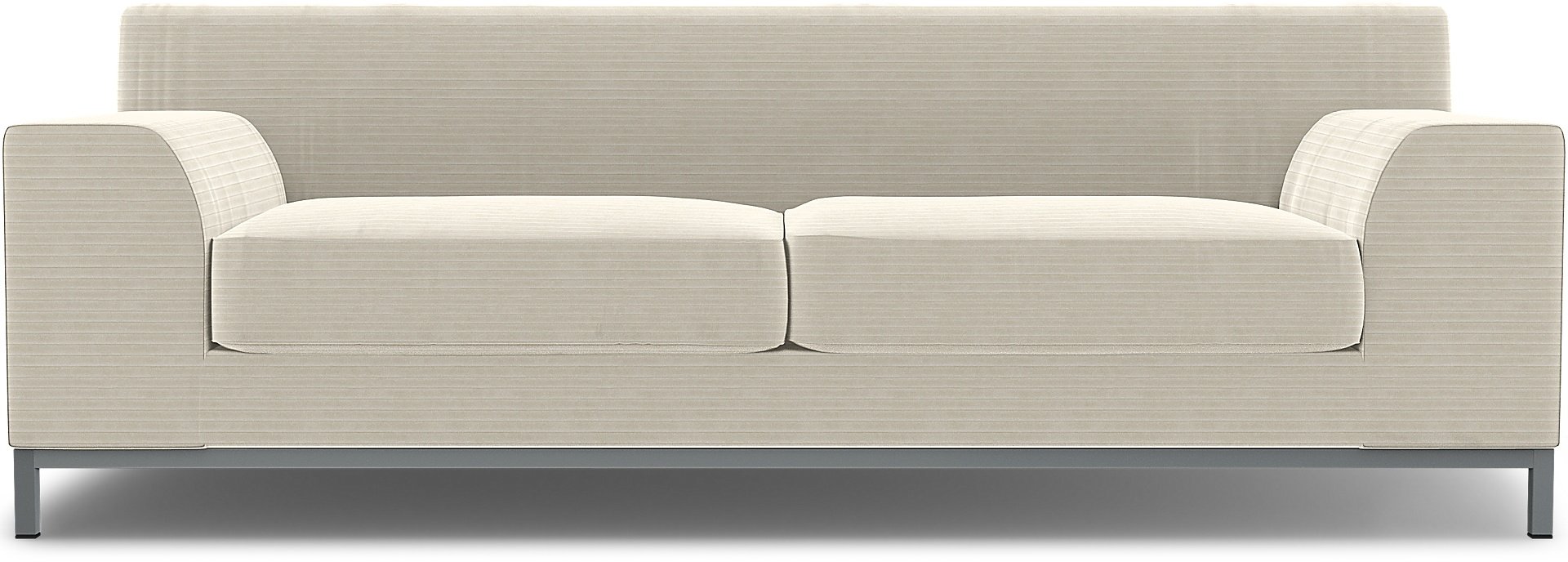 IKEA - Kramfors 3 Seater Sofa Cover, Tofu, Corduroy - Bemz