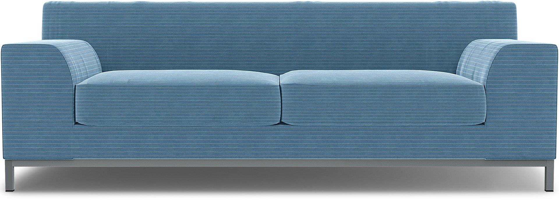 IKEA - Kramfors 3 Seater Sofa Cover, Sky Blue, Corduroy - Bemz