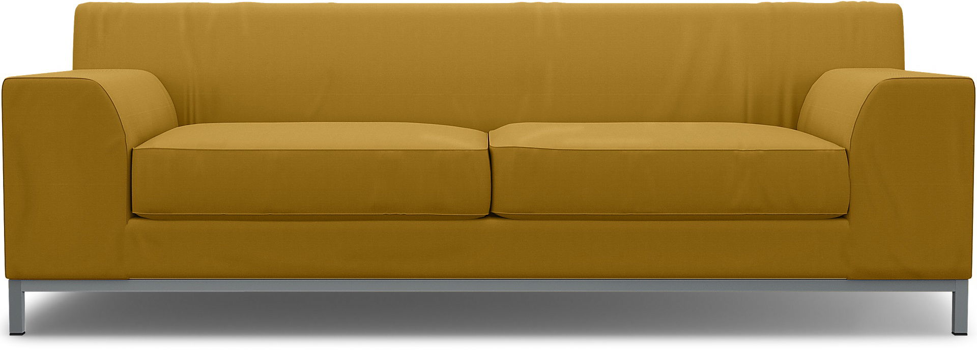 IKEA - Kramfors 3 Seater Sofa Cover, Honey Mustard, Cotton - Bemz