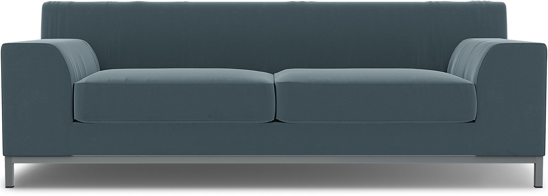 IKEA - Kramfors 3 Seater Sofa Cover, Duck Egg, Velvet - Bemz