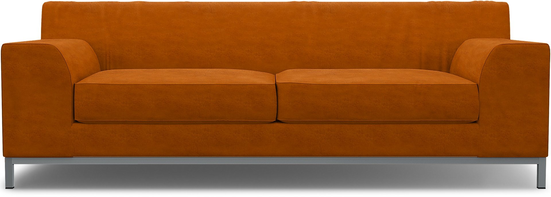 IKEA - Kramfors 3 Seater Sofa Cover, Cognac, Velvet - Bemz
