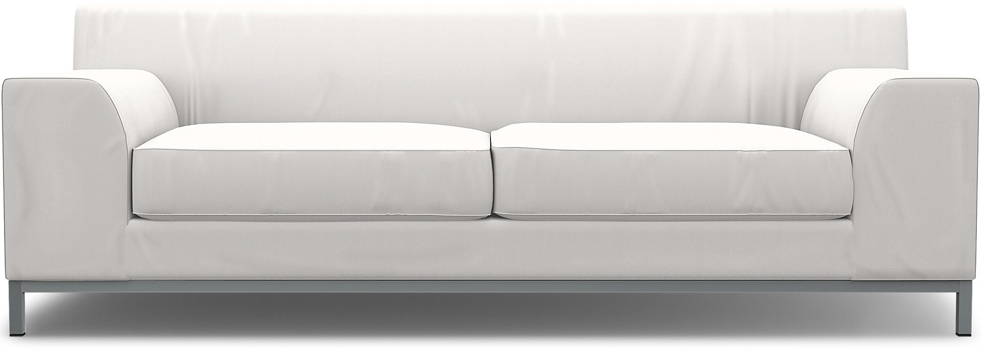 IKEA - Kramfors 3 Seater Sofa Cover, Soft White, Linen - Bemz