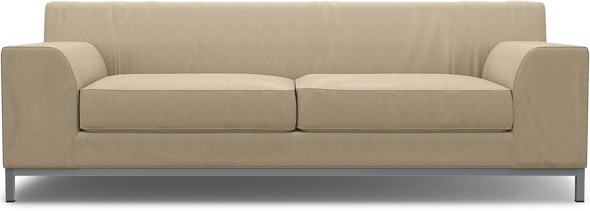 IKEA - Housse de canapé 3 places Kramfors, Unbleached, Lin - Bemz