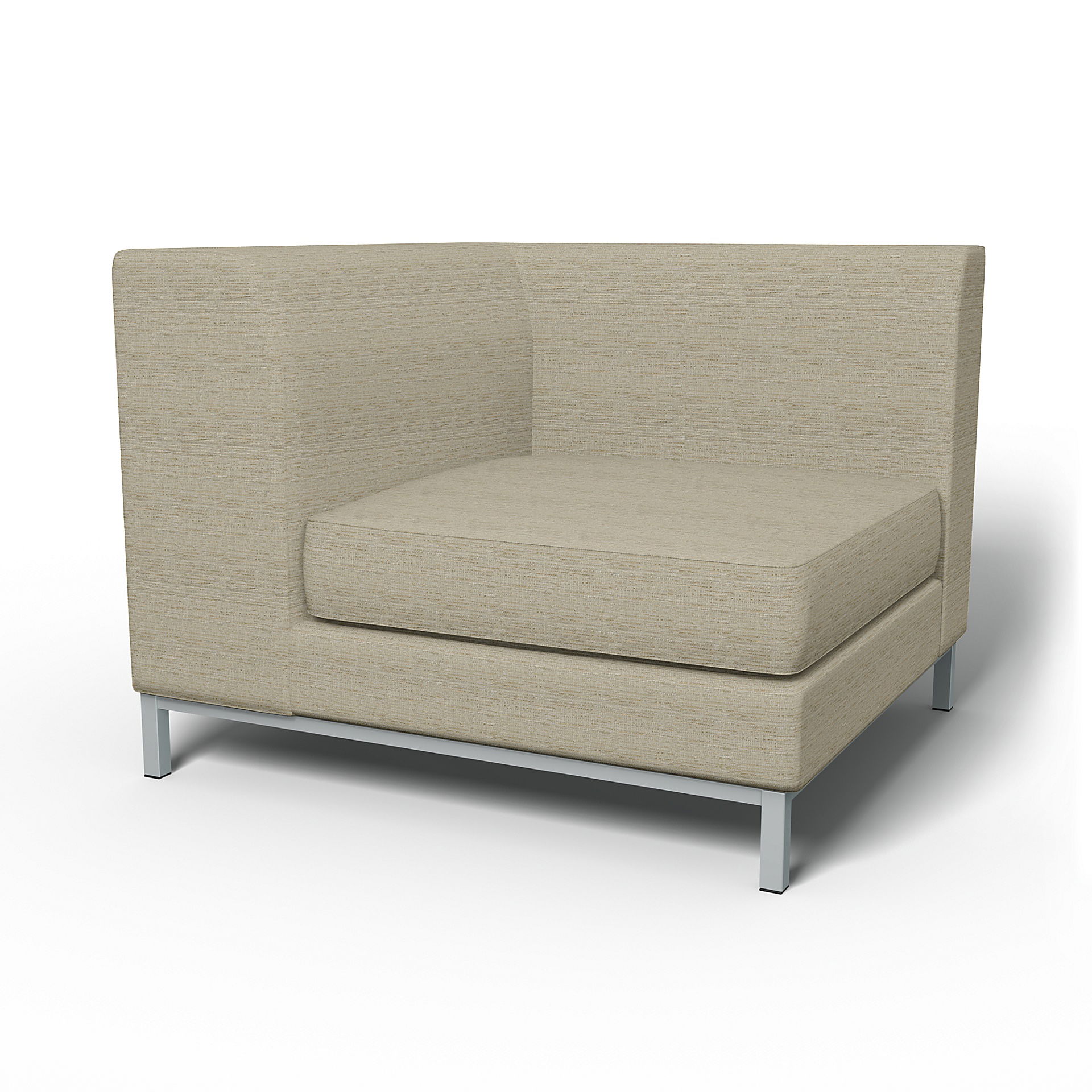 IKEA - Kramfors Corner Module Cover, Light Sand, Bouclé & Texture - Bemz