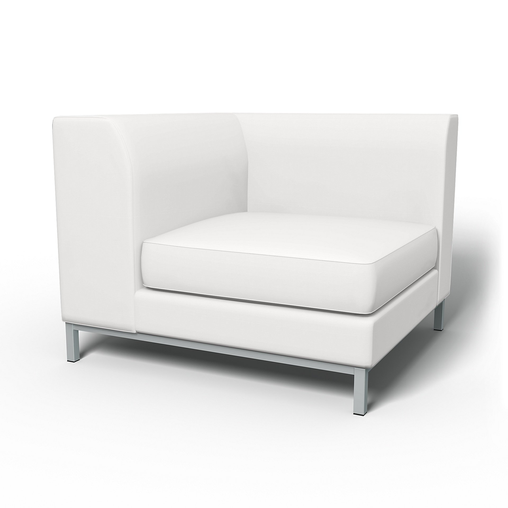 IKEA - Kramfors Corner Module Cover, Absolute White, Cotton - Bemz