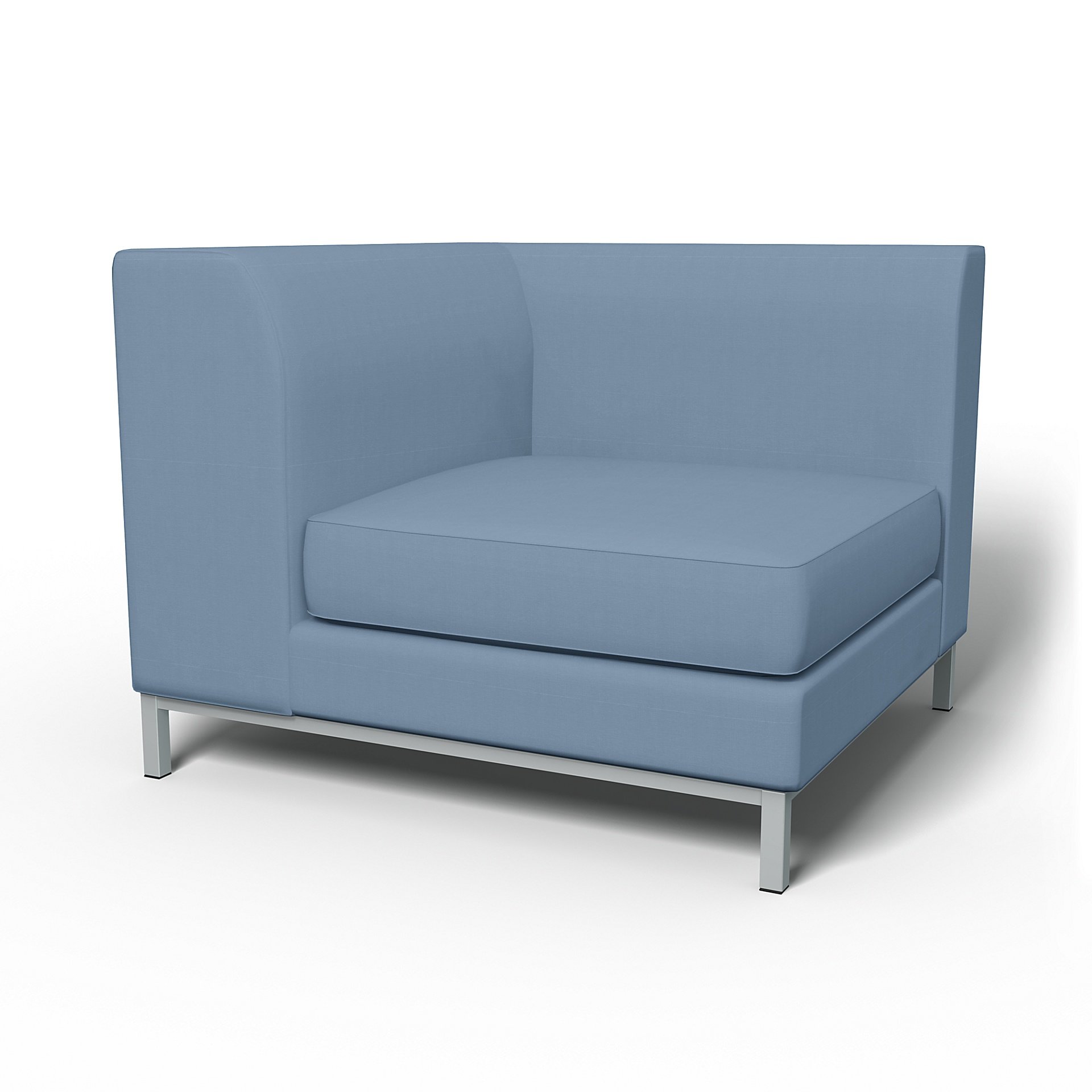IKEA - Kramfors Corner Module Cover, Dusty Blue, Cotton - Bemz