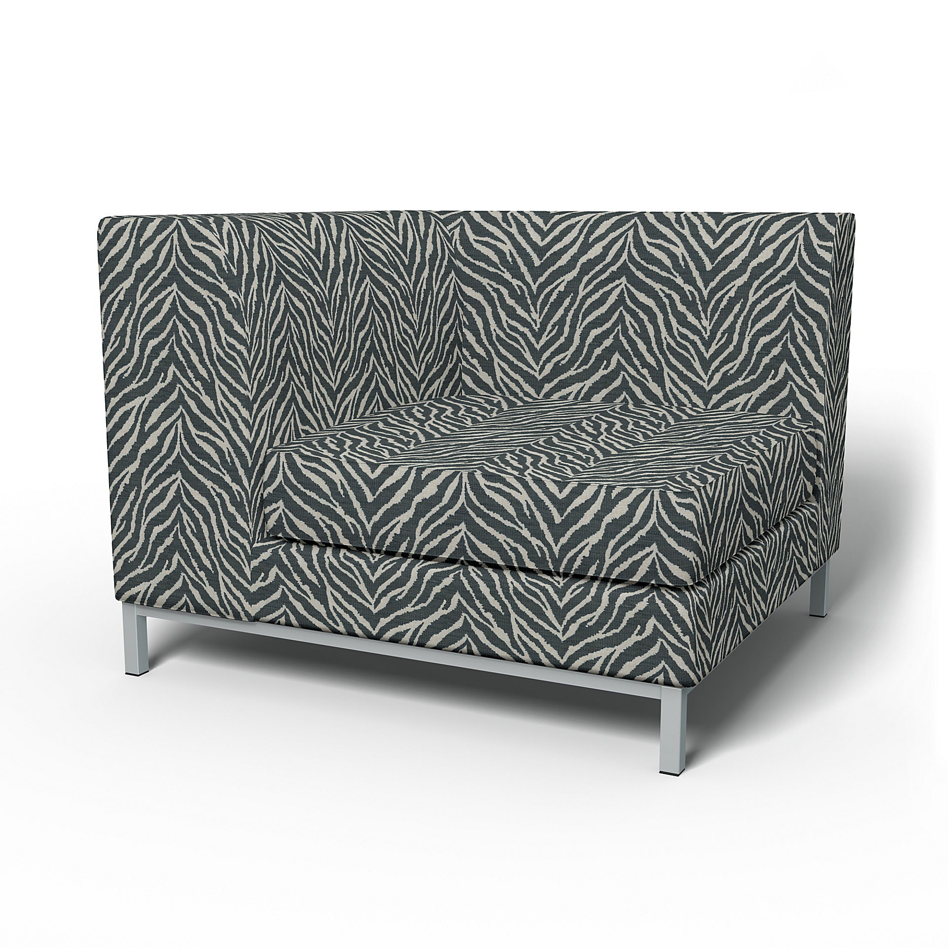 IKEA - Kramfors Corner Module Cover, Black/White, BEMZ NATURE'S PALETTE COLLECTION - Bemz