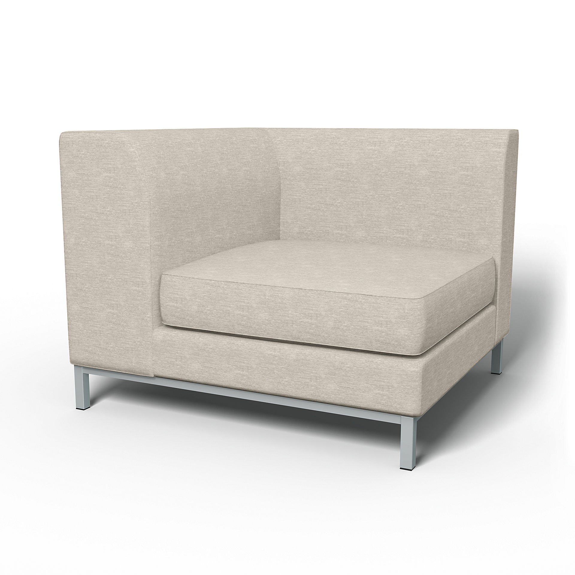 IKEA - Housse pour module d'angle Kramfors, Natural White, Velours - Bemz